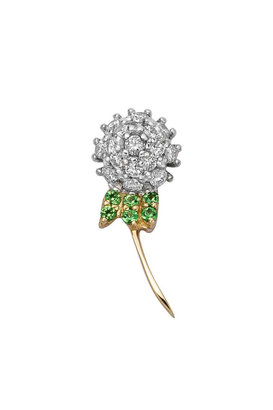Dandelion Wish Charm-WHITE GOLD-JEWELRYFINE JEWELPENDANT-LOQUET