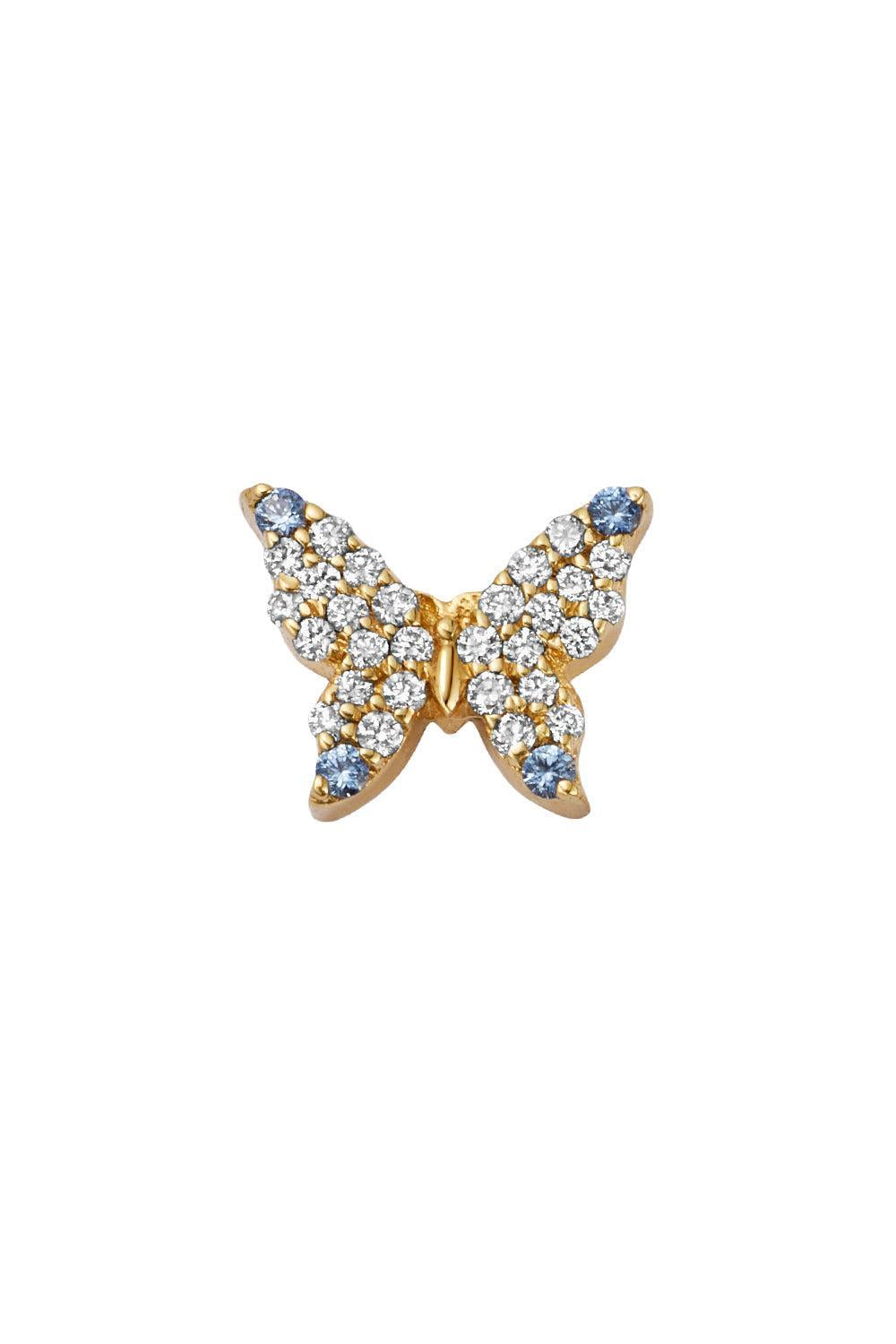 Butterfly Charm-YELLOW GOLD-JEWELRYFINE JEWELPENDANT-LOQUET