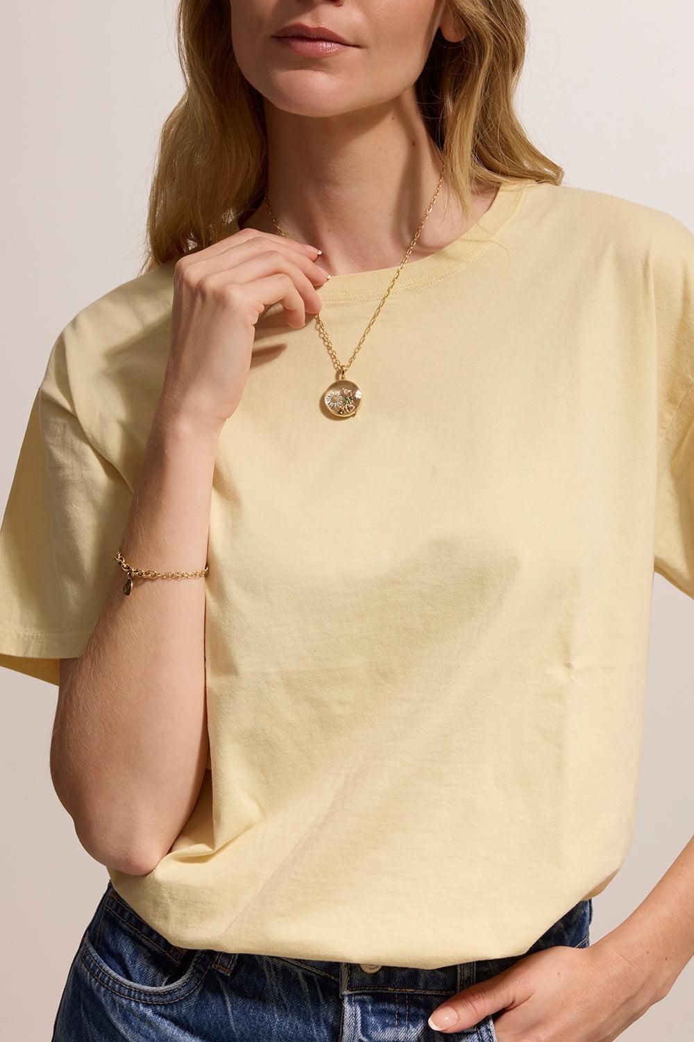 Diamond Heart Charm-YELLOW GOLD-JEWELRYFINE JEWELPENDANT-LOQUET