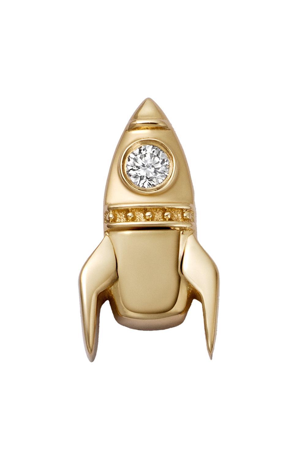 Diamond Pocket Rocket Charm-YELLOW GOLD-JEWELRYFINE JEWELPENDANT-LOQUET