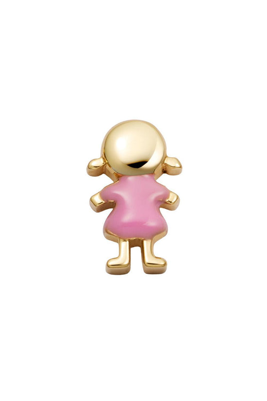 Girl Charm-YELLOW GOLD-JEWELRYFINE JEWELPENDANT-LOQUET