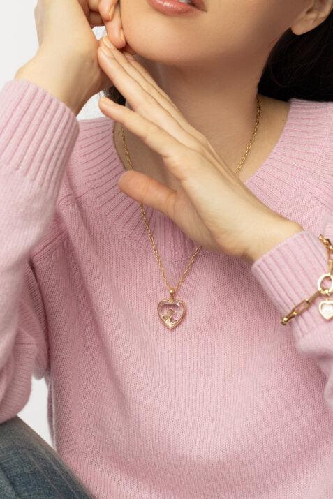 Love Script Charm-YELLOW GOLD-JEWELRYFINE JEWELPENDANT-LOQUET