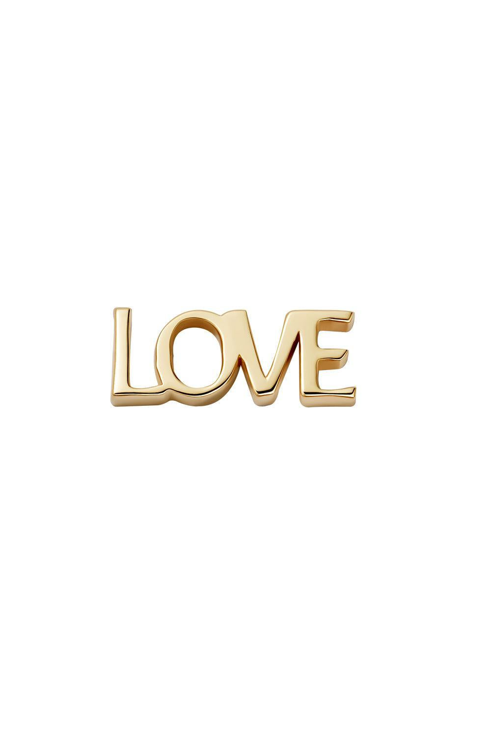 Love Script Charm-YELLOW GOLD-JEWELRYFINE JEWELPENDANT-LOQUET