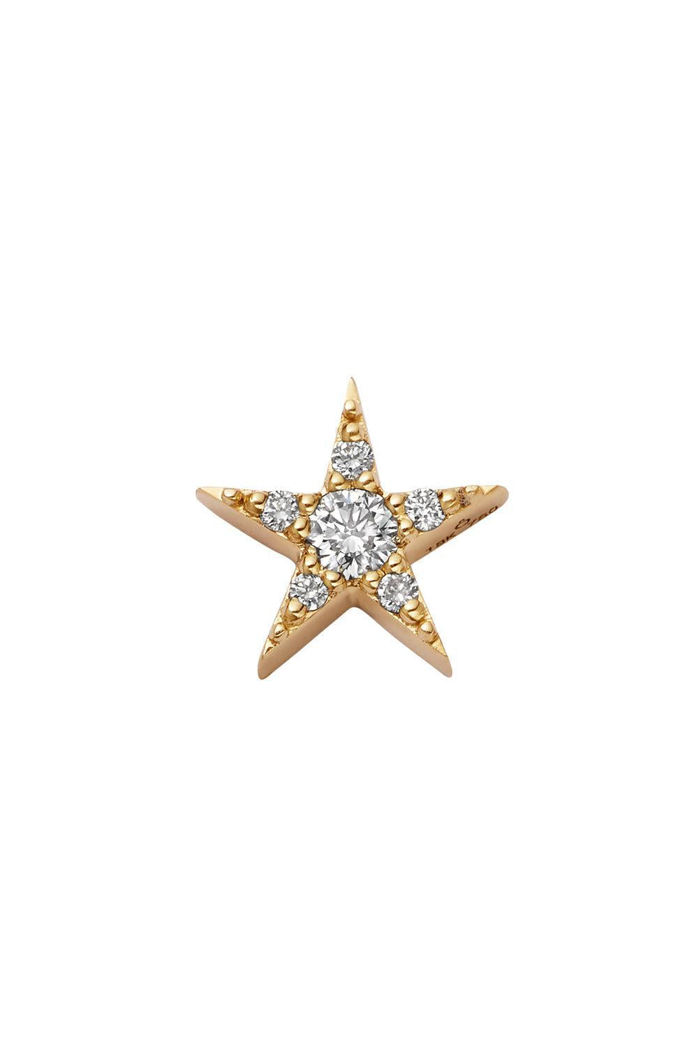 Polaris North Star Charm-YELLOW GOLD-JEWELRYFINE JEWELPENDANT-LOQUET