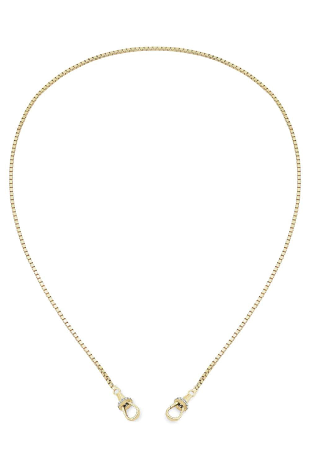 Diamond Iridescent Chain Necklace-YELLOW GOLD-JEWELRYFINE JEWELNECKLACE O-LORAIDA