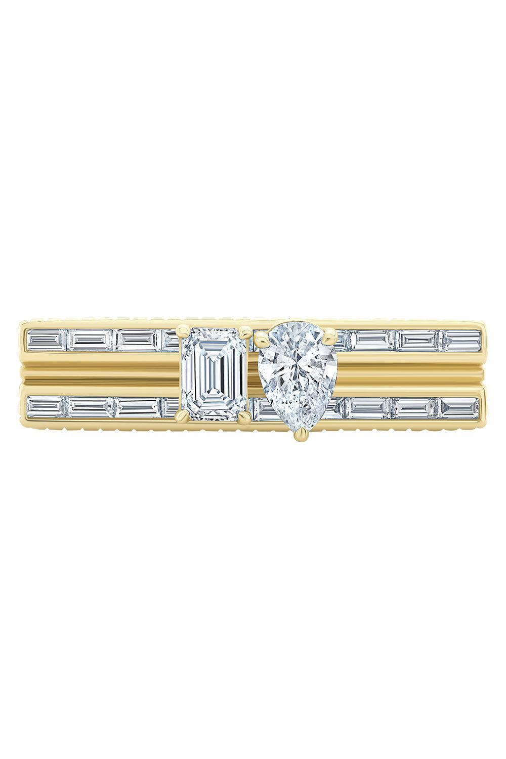Diamond Pear Blade Ring-YLLWGOLD-6.5-JEWELRYFINE JEWELRING-LORAIDA