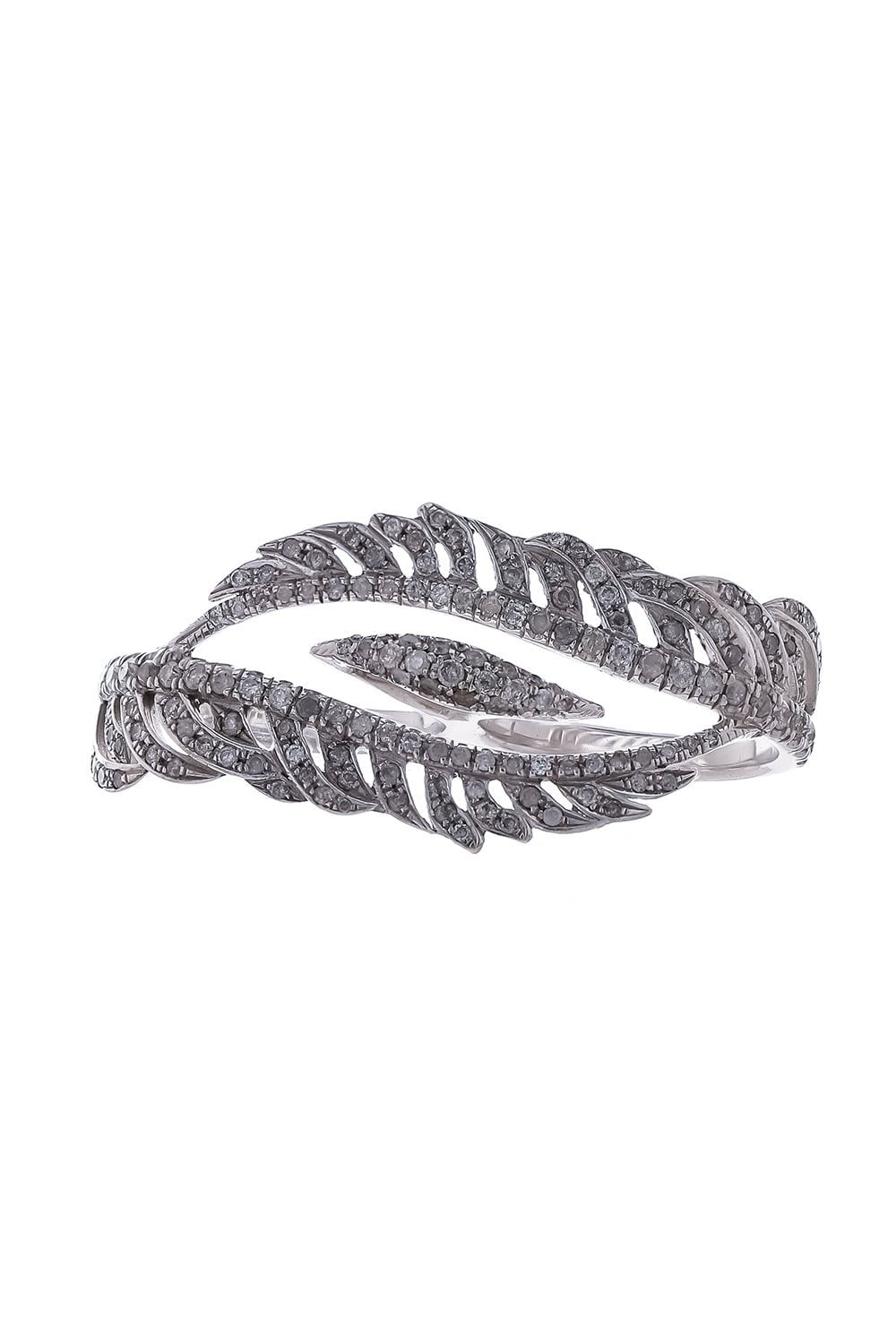 LOREE RODKIN-Phoenix Knuckle Ring-WHITE GOLD