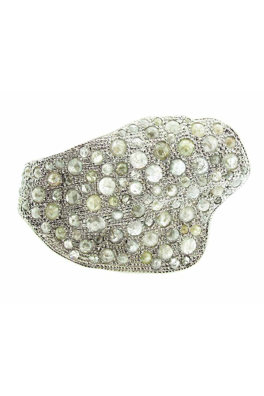 LOREE RODKIN-Qatar Gray Diamond Ring-WHITE GOLD