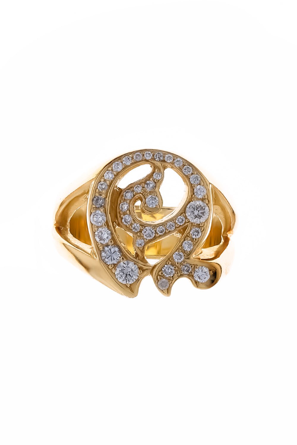 LOREE RODKIN-Gothic O Ring-YELLOW GOLD
