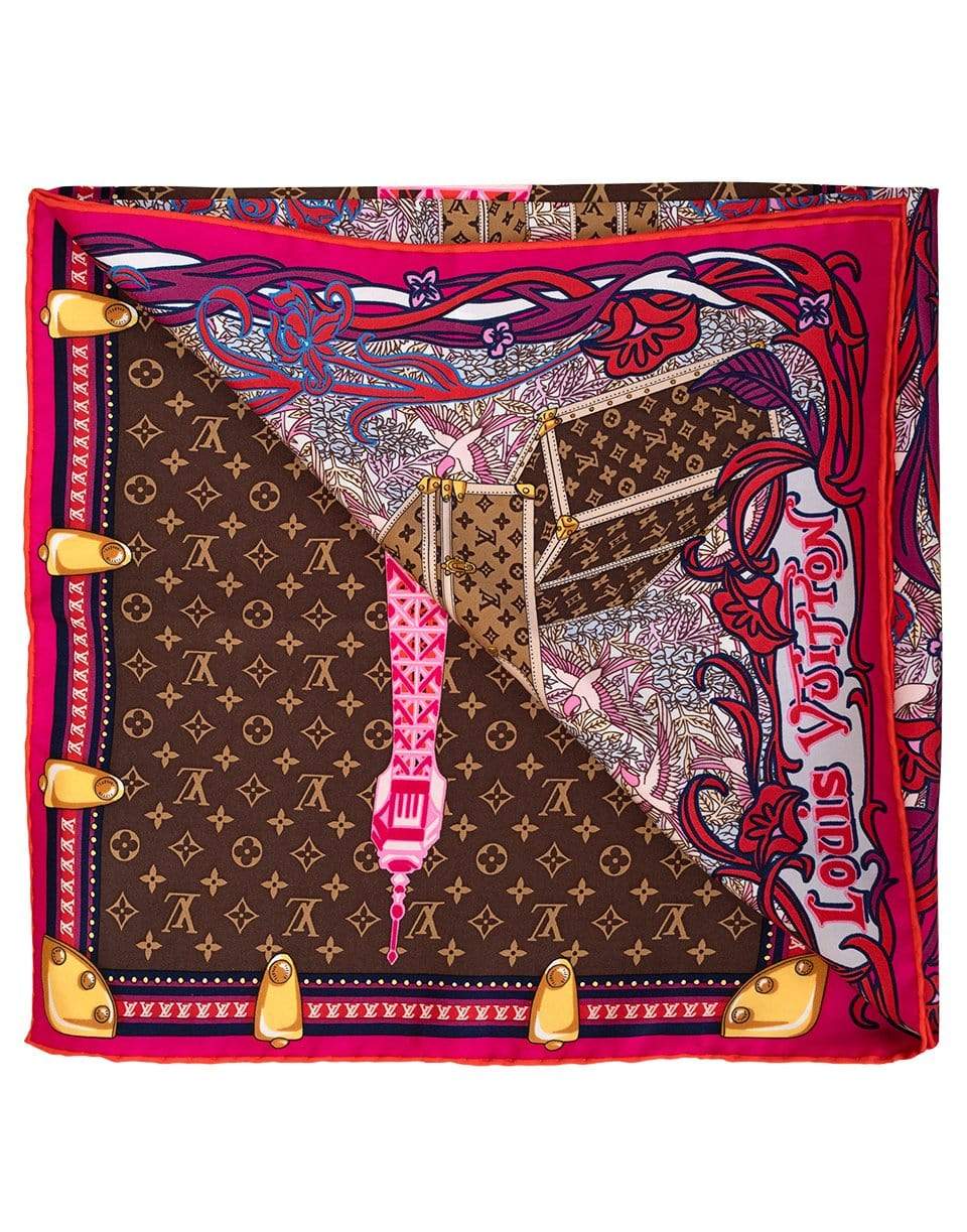 LOUIS VUITTON-Print Silk Scarf-MULTI