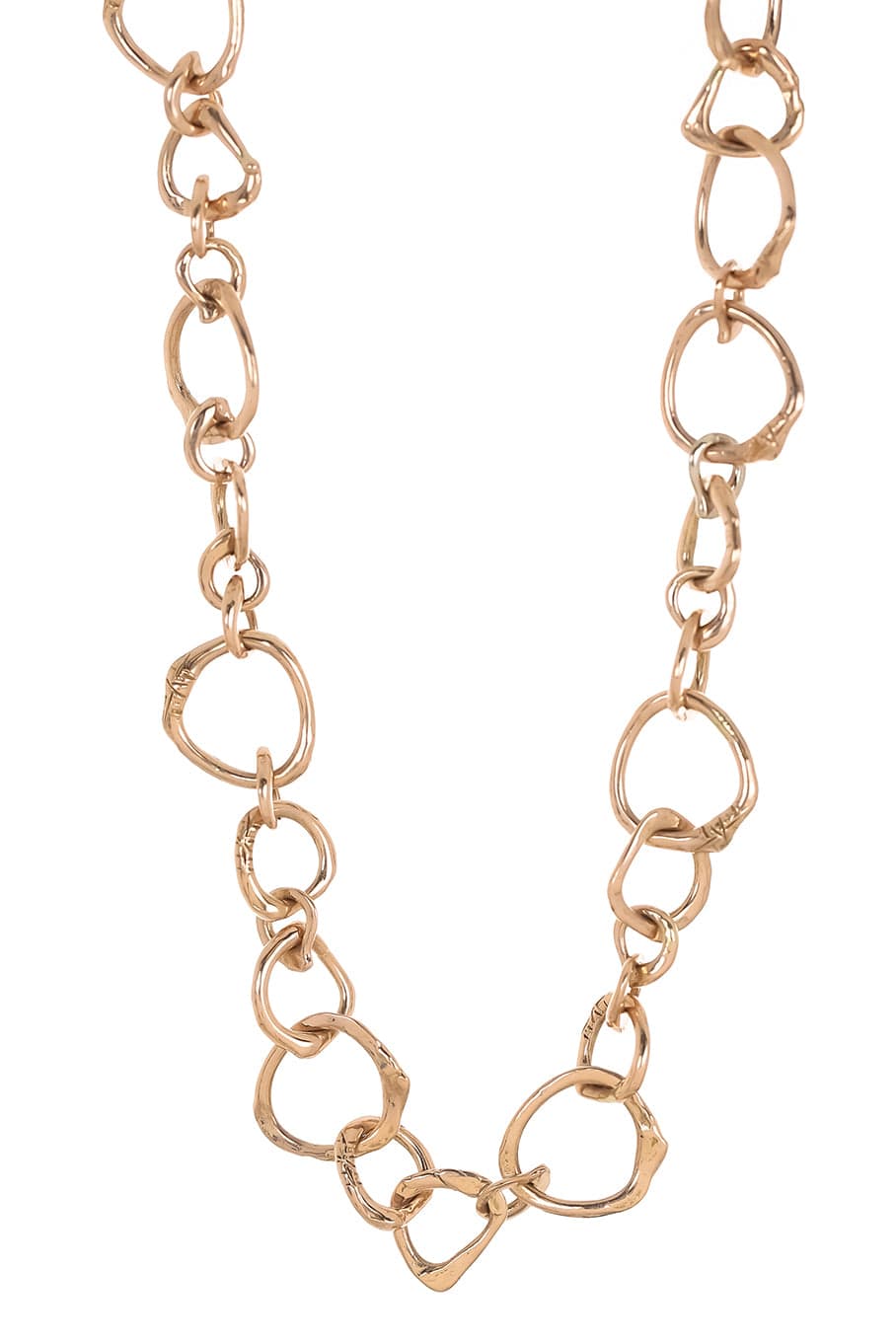 LUCIFER VIR HONESTUS-Chain Link Necklace-ROSE GOLD