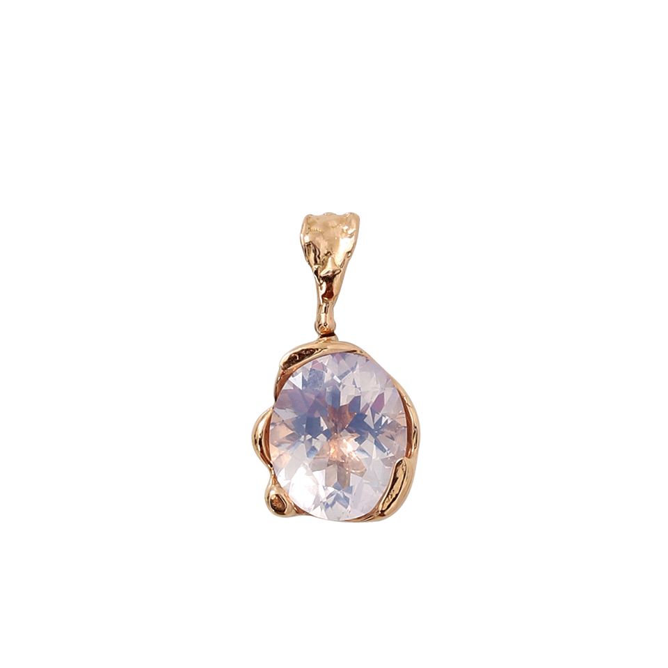 LUCIFER VIR HONESTUS-Sunflower Quartz Pendant-ROSE GOLD