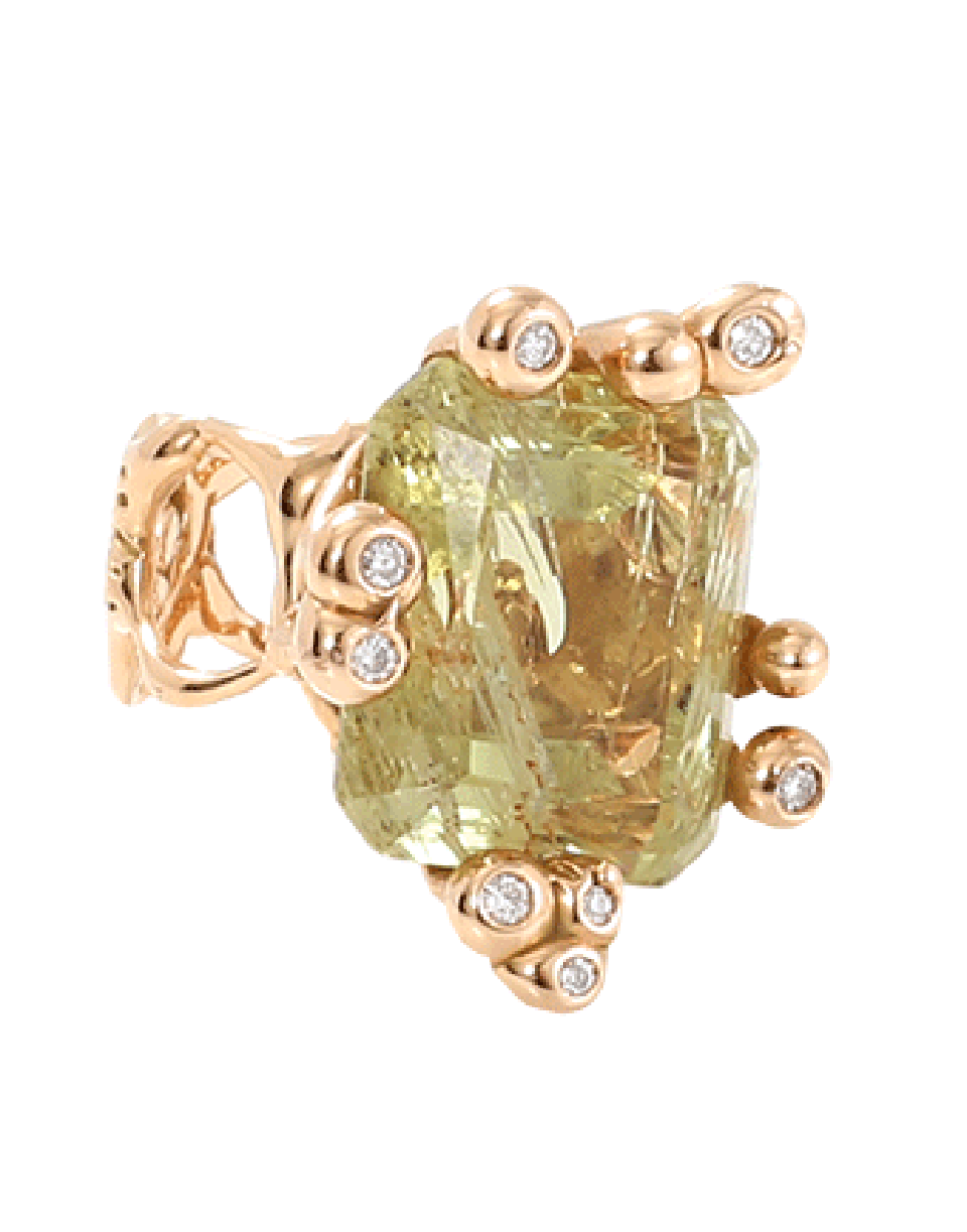 LUCIFER VIR HONESTUS-Parrocchine Ring-ROSE GOLD