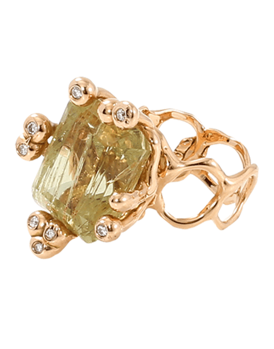 LUCIFER VIR HONESTUS-Parrocchine Ring-ROSE GOLD