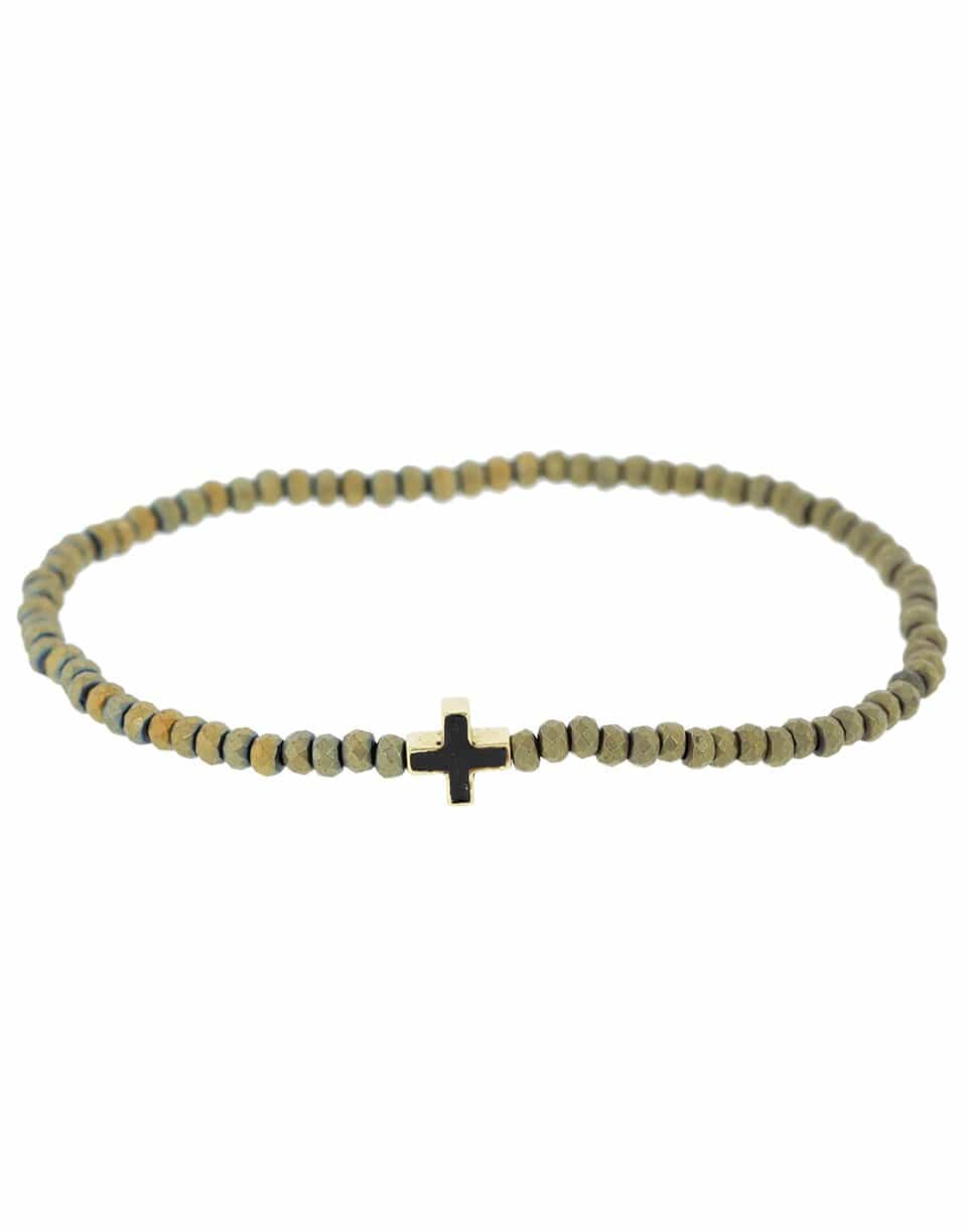 LUIS MORAIS-Gold Beaded Bracelet-YELLOW GOLD