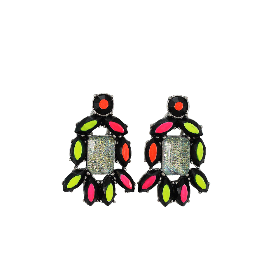 LULU FROST-Hand Painted Stud Earrings-MULTI