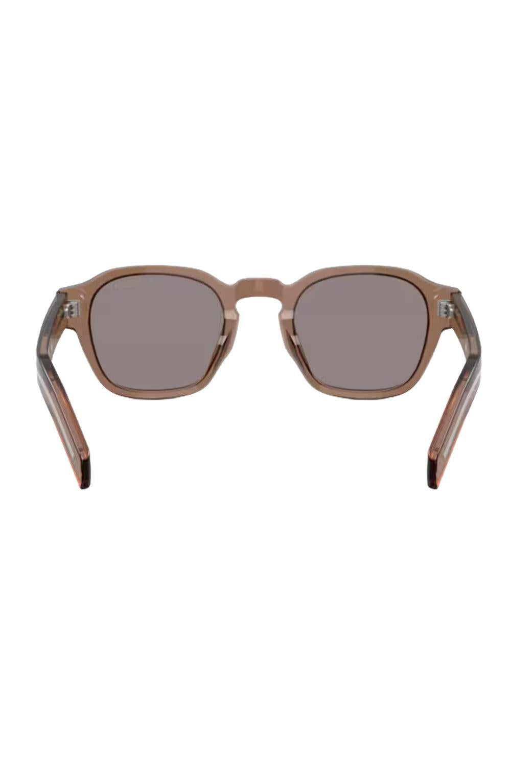 Bold Round Sunglasses - Transparent Clay-BROWN-ACCESSORIESUNGLASSES-LUXOTTICA GROUP