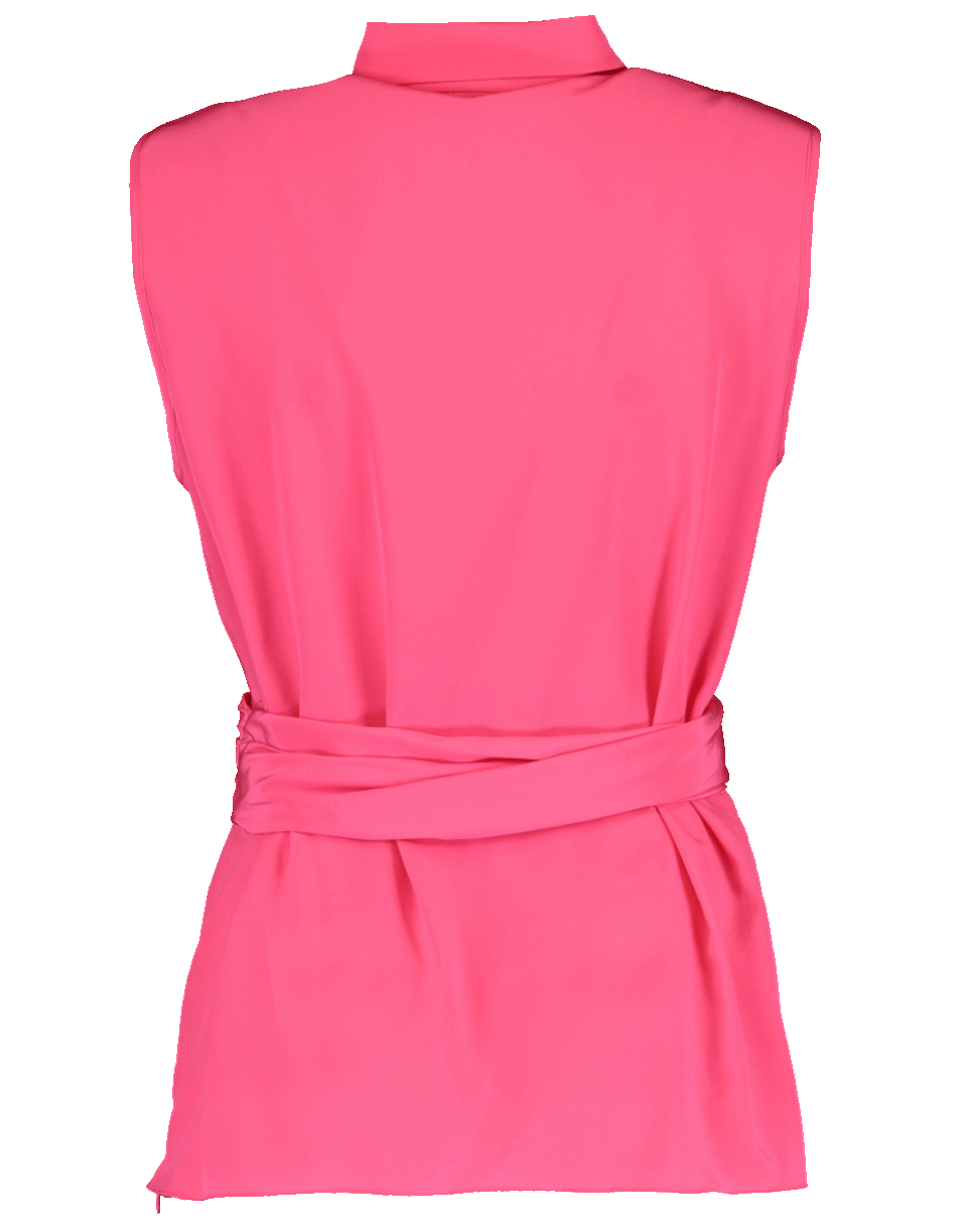 M MISSONI-Gathered Waist Collared Top-