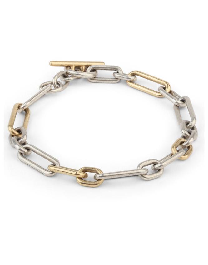 M. COHEN-The Ovalado Mixed Metal Bracelet-YELLOW GOLD