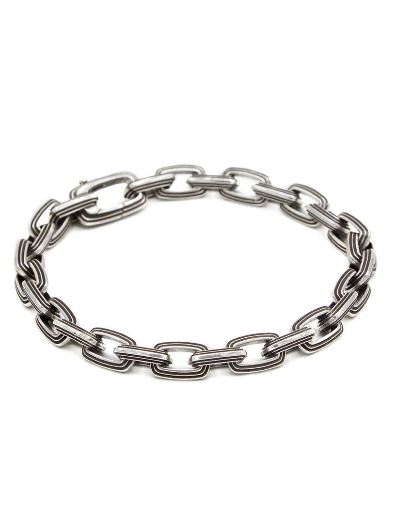 M. COHEN-7mm Equinox Link Bracelet-SILVER