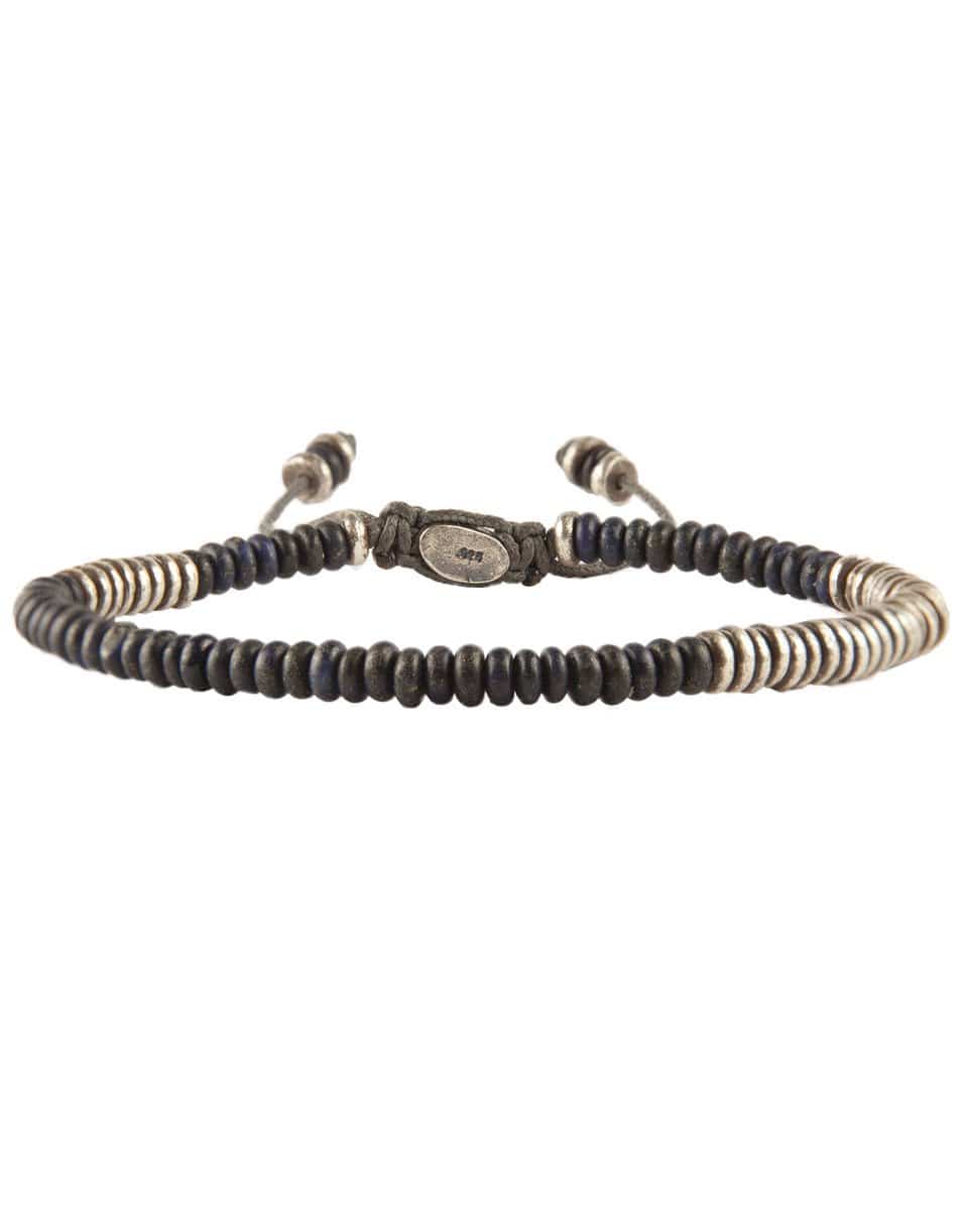 M. COHEN-Matte Lapis Ingot Bracelet-SILVER