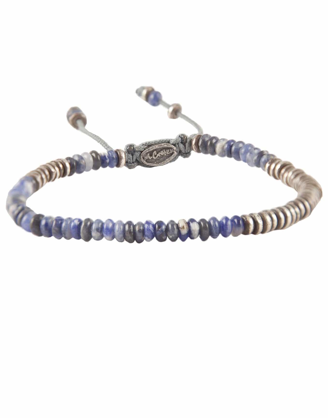 M. COHEN-Sodalite Ingot Bracelet-SILVER