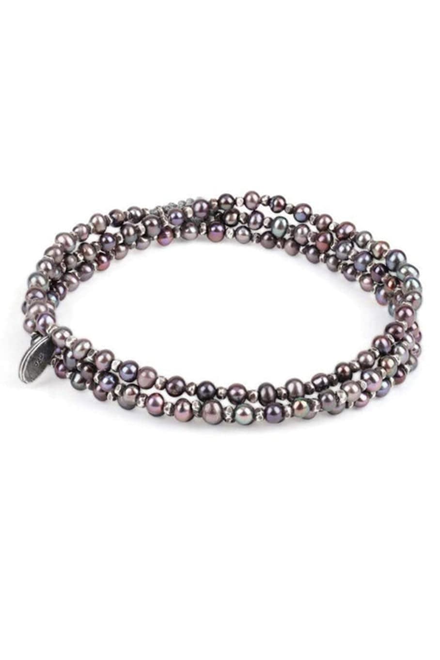 M. COHEN-Tahitian Pearl Agora Bracelet/Necklace-SILVER