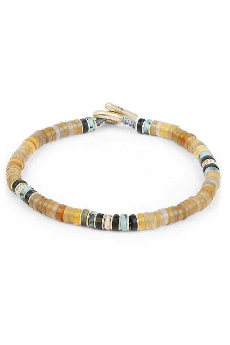 M. COHEN-Citrine Mix Gemstone Bracelet-YELLOW GOLD