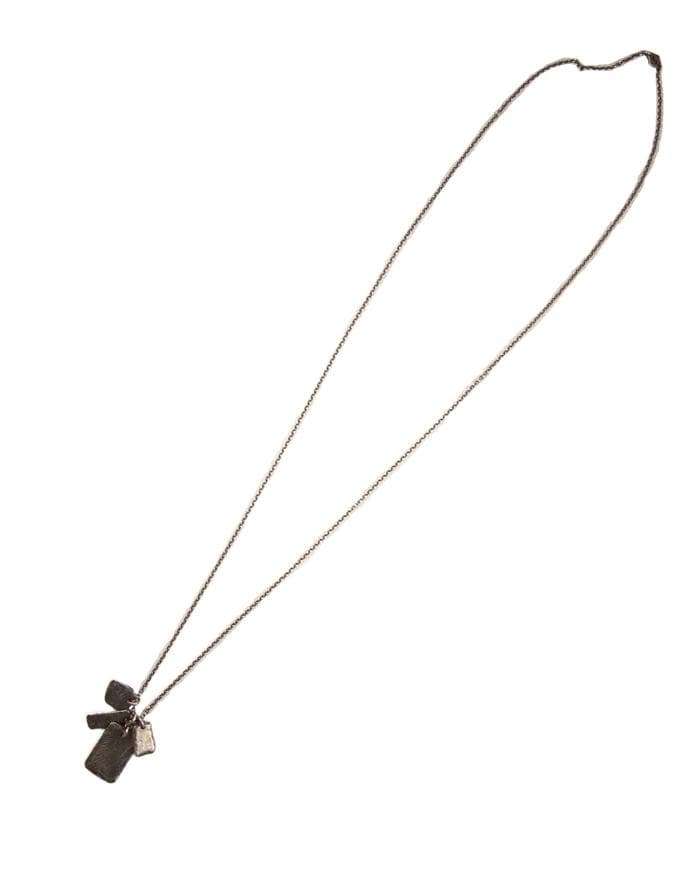 M. COHEN-Men's Multi Tag Necklace-SILVER