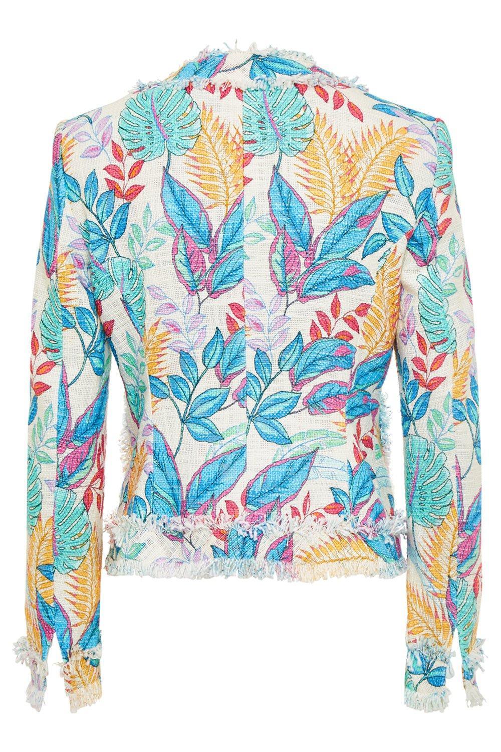MAISON COMMON-Palm Print Jacket-