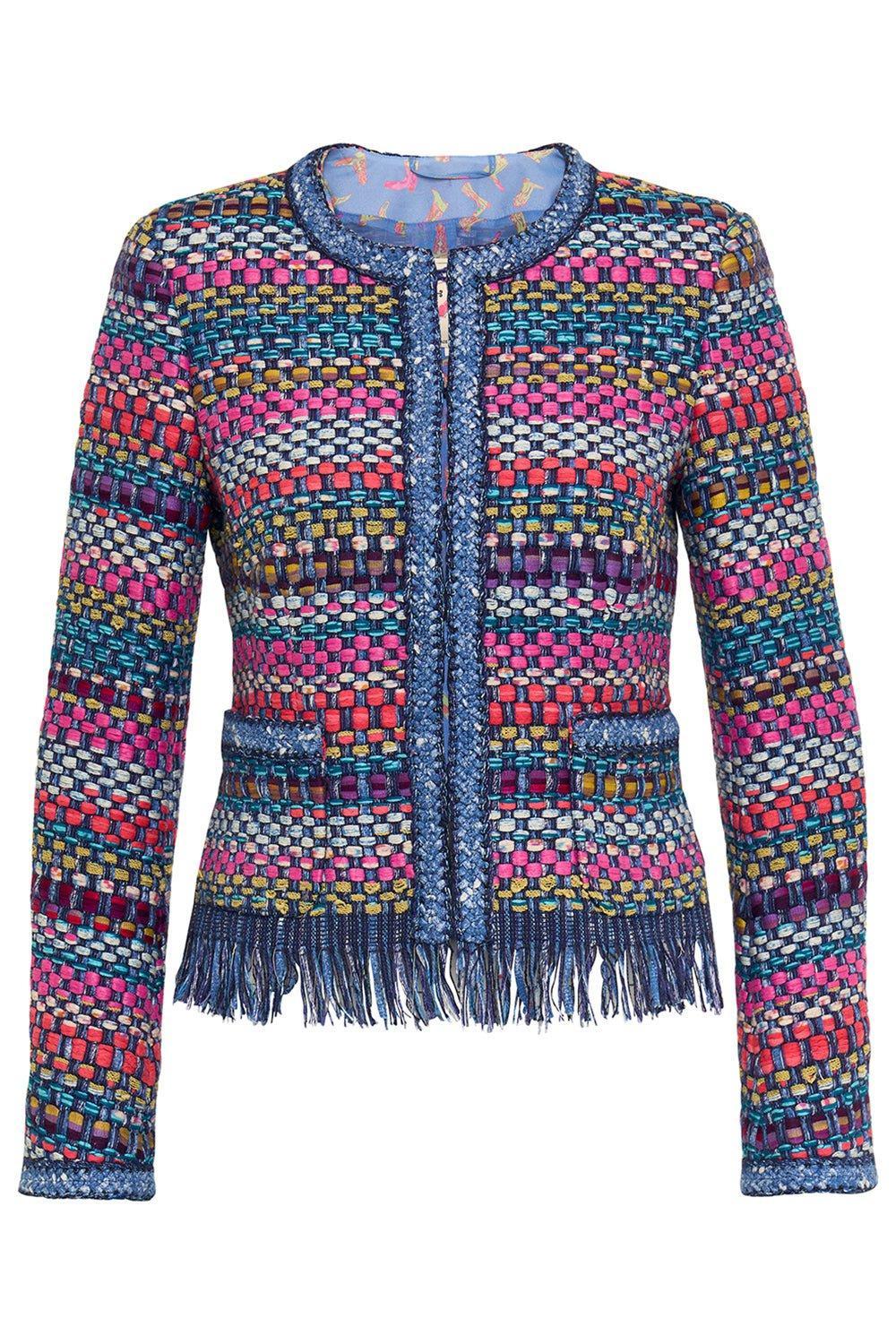 MAISON COMMON-Fringe Detail Jacket-