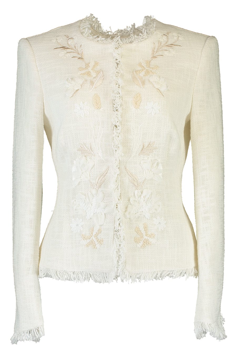 MAISON COMMON-Embroidered Placket Jacket-