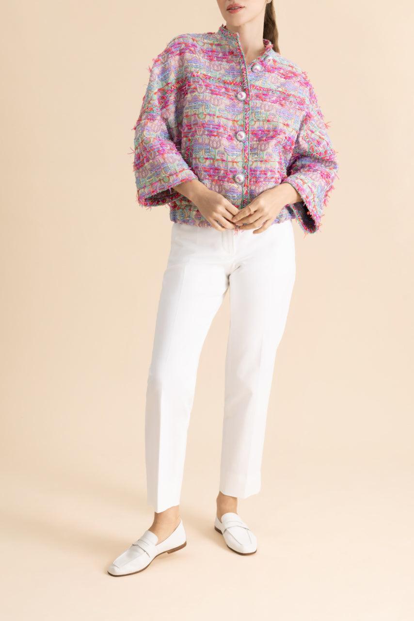 Eyelash Bomber Jacket-NOVELTY-34-CLOTHINGJACKETCASUAL-MAISON COMMON