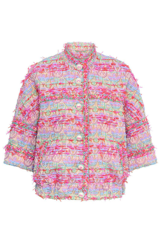 Eyelash Bomber Jacket-NOVELTY-34-CLOTHINGJACKETCASUAL-MAISON COMMON