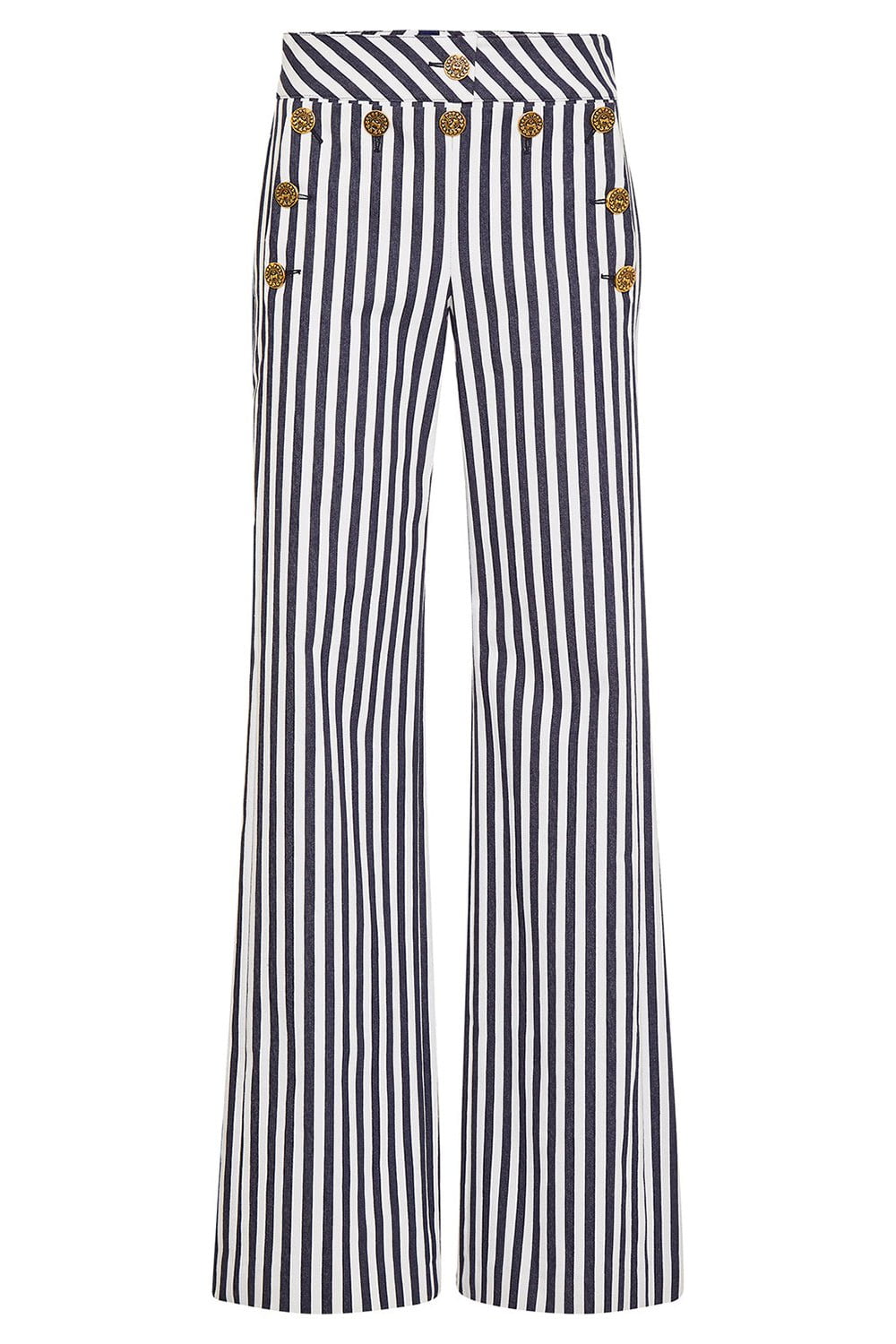 MAISON COMMON-Striped Sailor Pant-