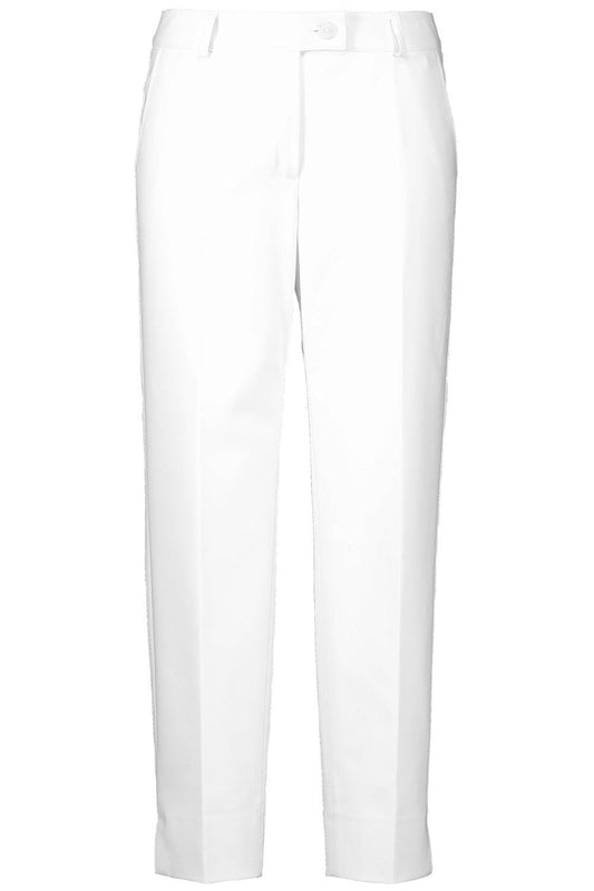Tab Front Slim Ankle Pant - White-WHITE-32-CLOTHINGPANTSLIM FIT-MAISON COMMON