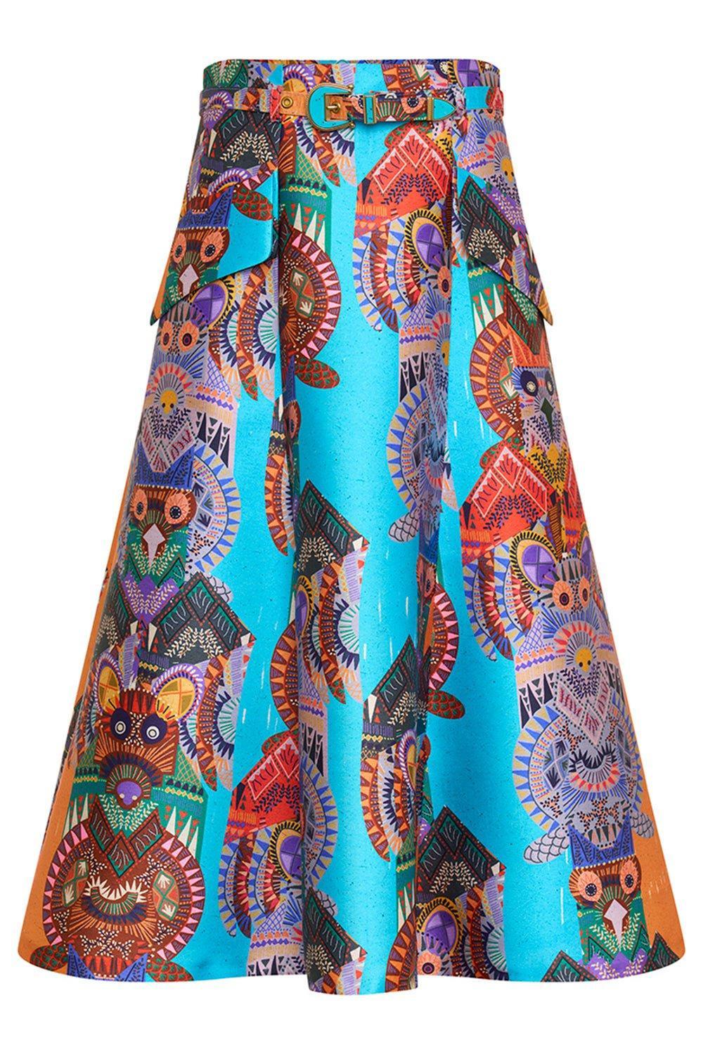 MAISON COMMON-Totem Pole Midi Skirt-