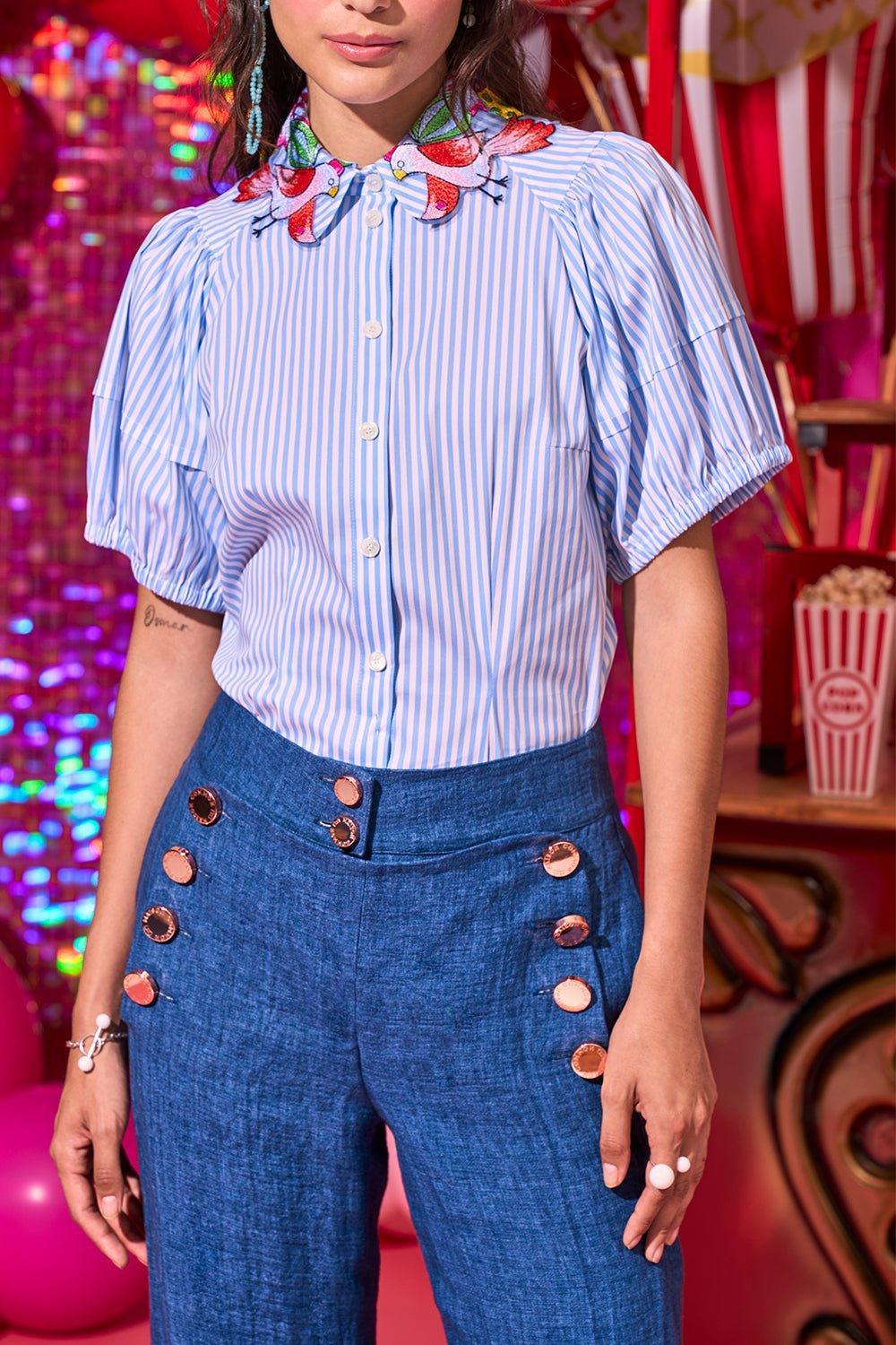 MAISON COMMON-Short Sleeve Shirt-