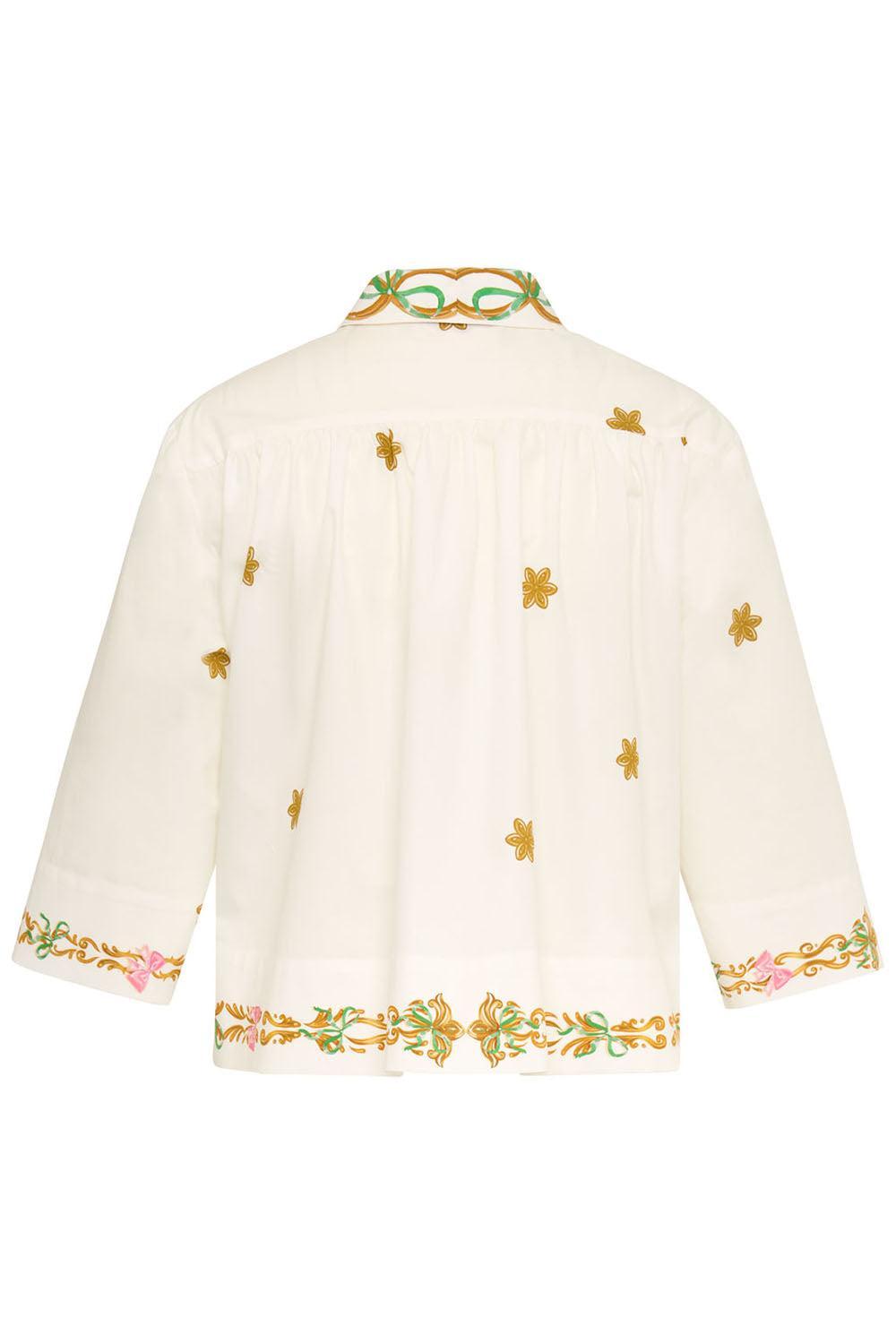 Animal Portrait Printed Shirt-WHITE-34-CLOTHINGTOPBLOUSE-MAISON COMMON