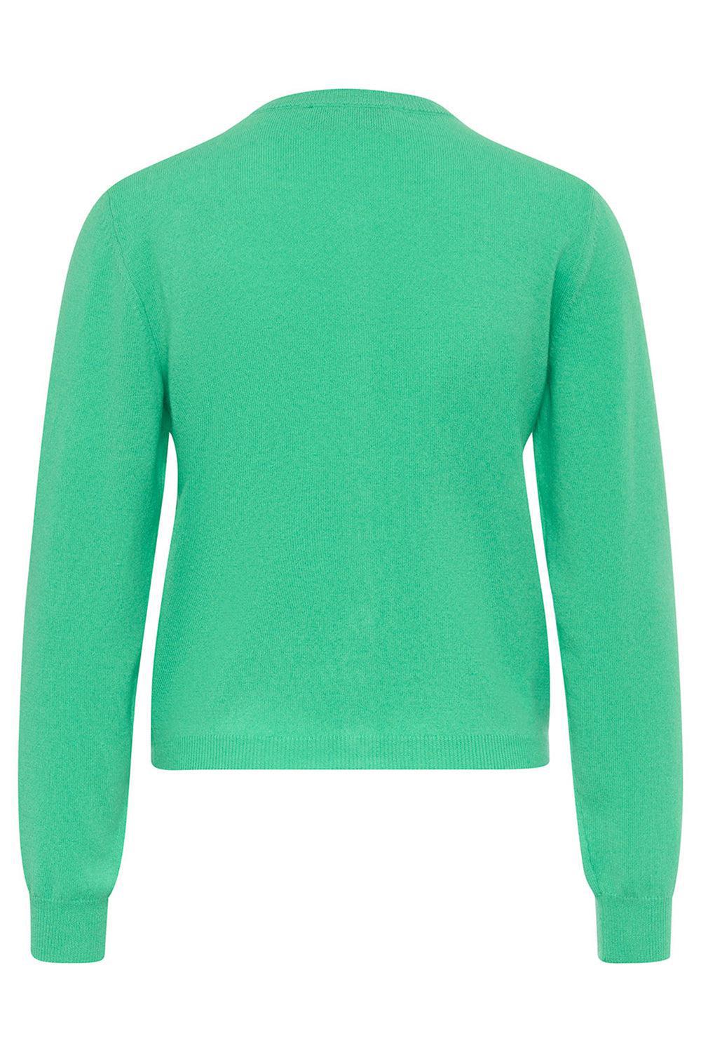 Embroidered Cardigan-GREEN-XS-CLOTHINGTOPCARDIGAN-MAISON COMMON