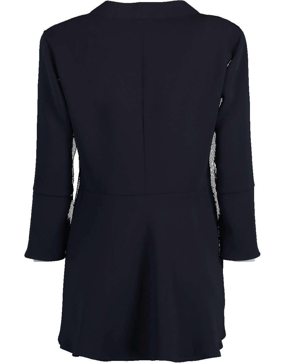 MAISON COMMON-V-Neck Travel Safe Tunic-NAVY