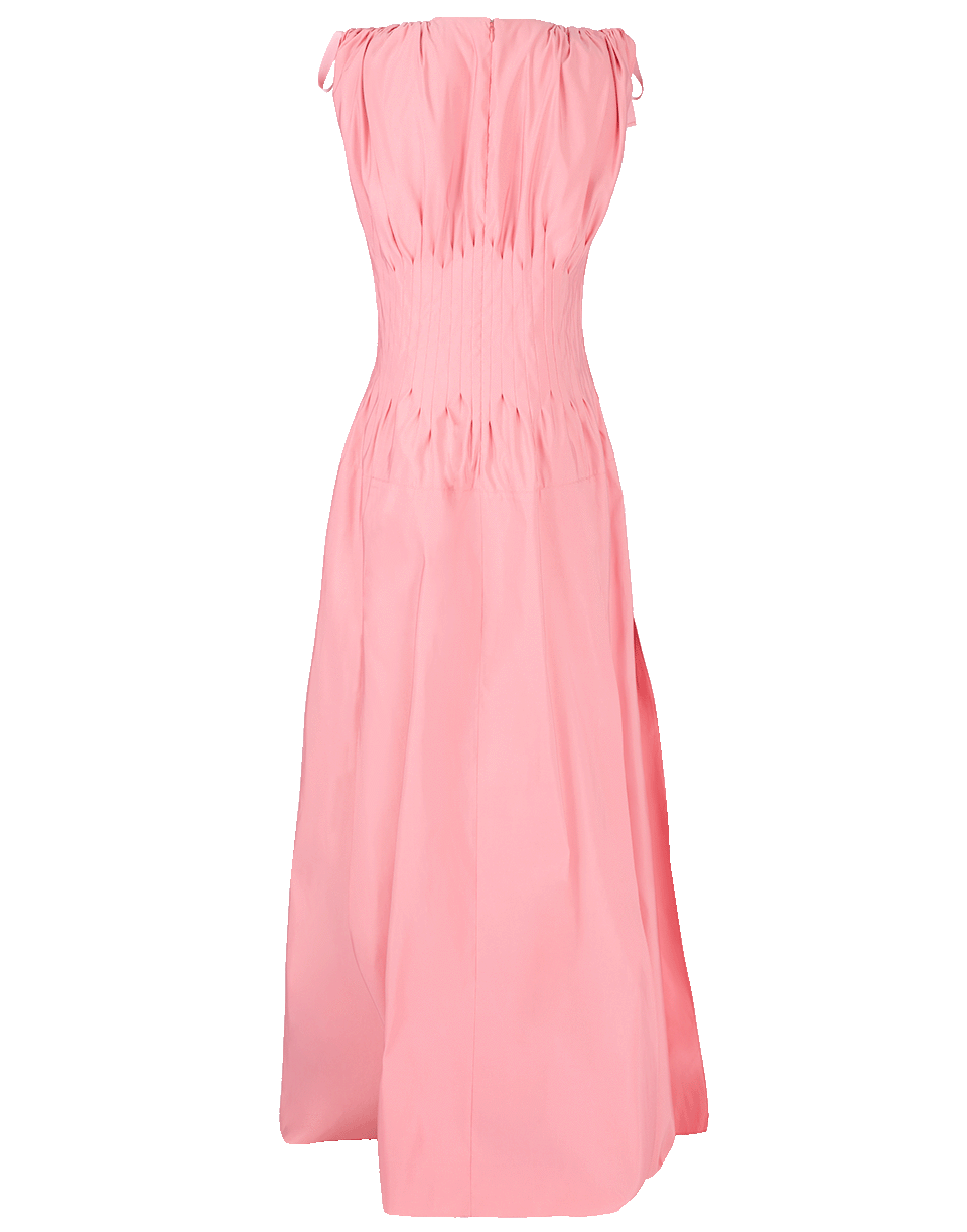 MAISON RABIH KAYROUZ-Deep V Faille Gown-PINK