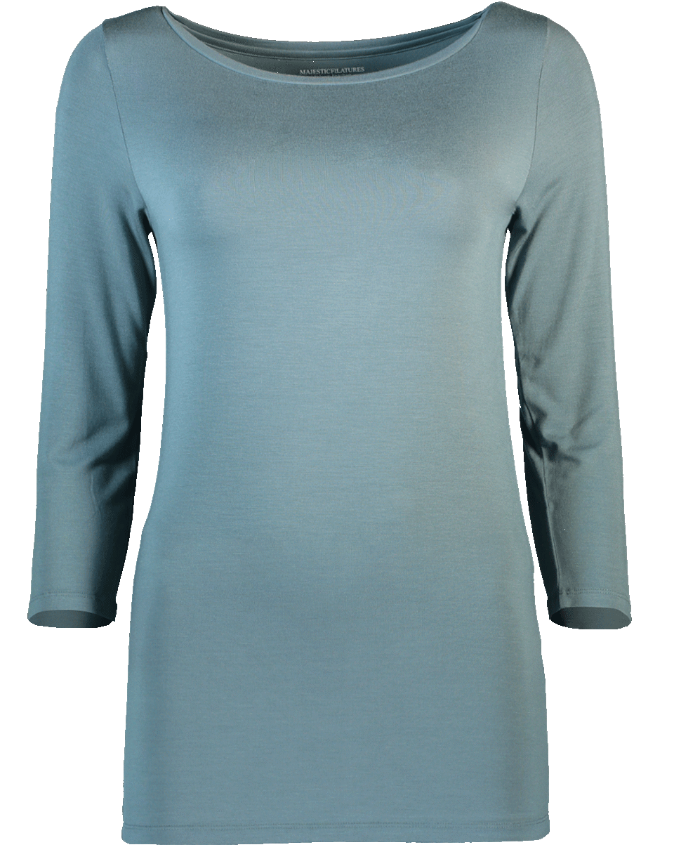 MAJESTIC FILATURES-Fitted Tee-