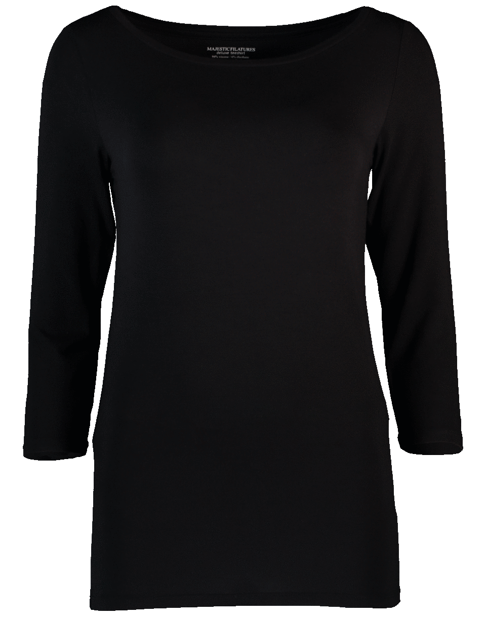 MAJESTIC FILATURES-Fitted Tee-