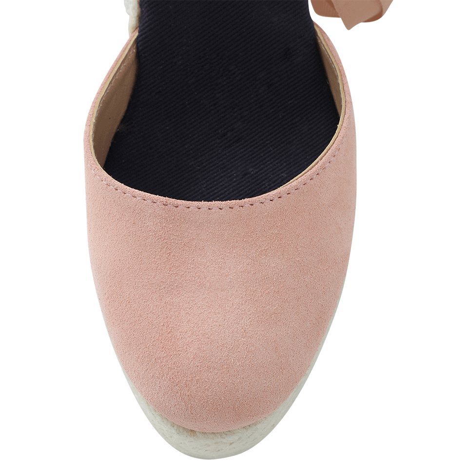 MANEBI-Hamptons Suede Espadrille Wedge-