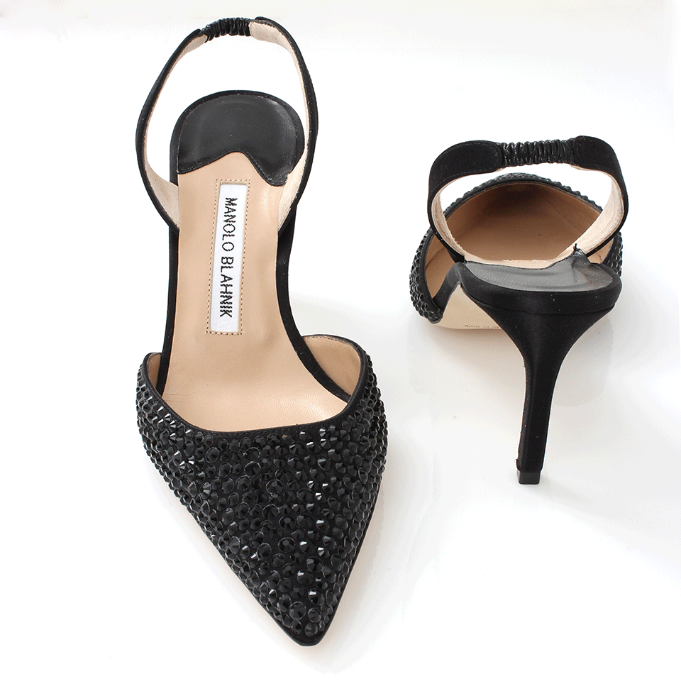 MANOLO BLAHNIK-Carolyne Slingback-