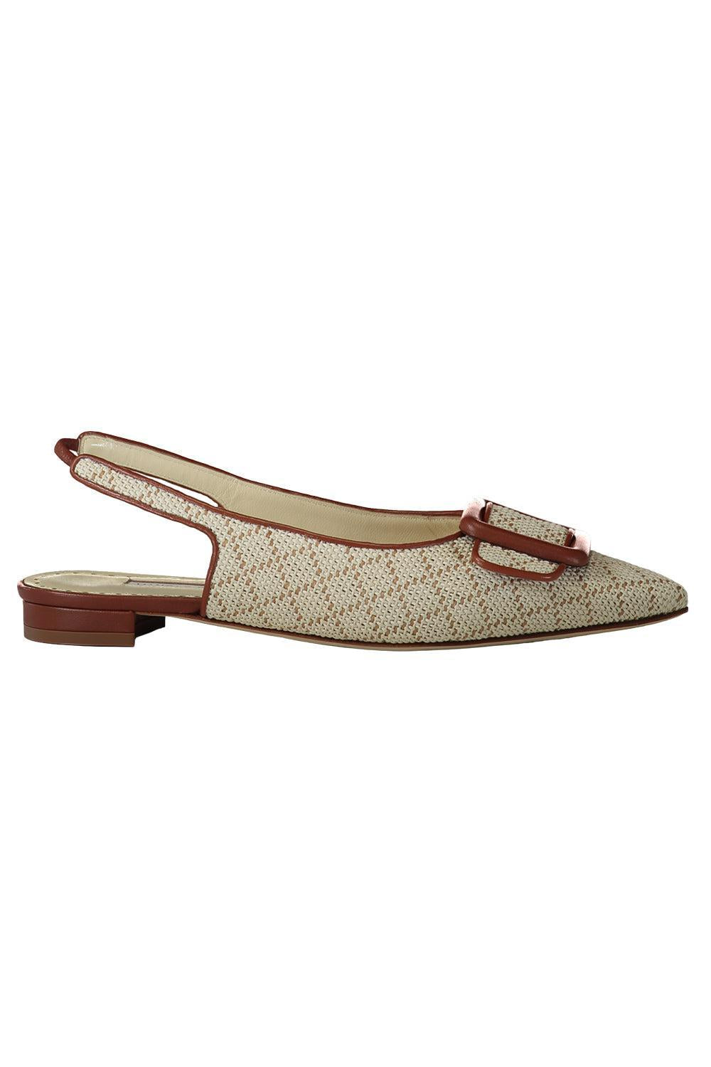 Maylurabi Slingback 10-CREAM-36.5-SHOEFLAT SHOE-MANOLO BLAHNIK