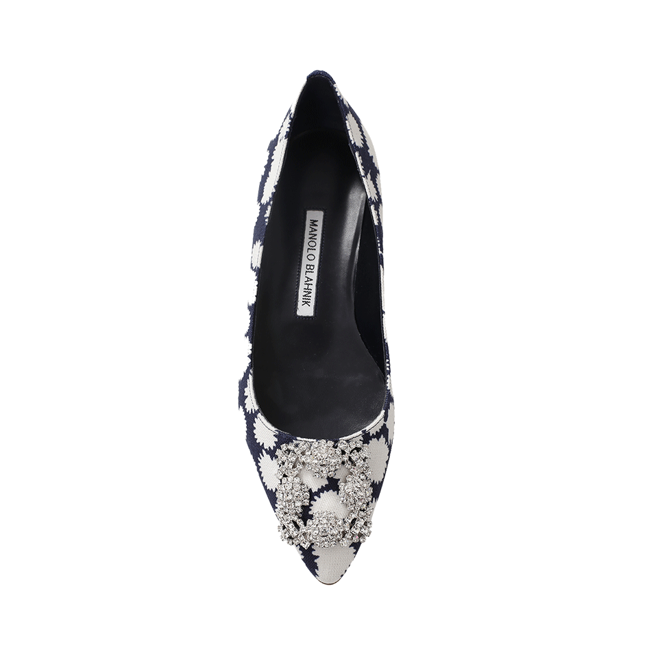 MANOLO BLAHNIK-Hangisi Printed Skimmer-