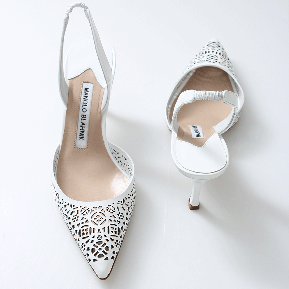 MANOLO BLAHNIK-Carolyne Slingback-