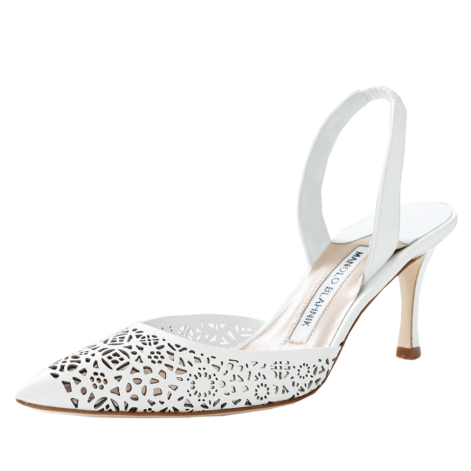 MANOLO BLAHNIK-Carolyne Slingback-